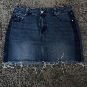 Pacsun multi denim skirt.